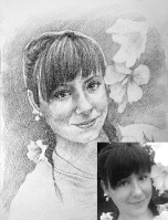 Pencil portrait on paper_35