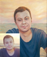 Obraz olejny portretowy Zamów portret w oleju na płótnie._19