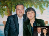 Obraz olejny portretowy Zamów portret w oleju na płótnie._35