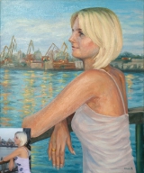 Obraz olejny portretowy Zamów portret w oleju na płótnie._40