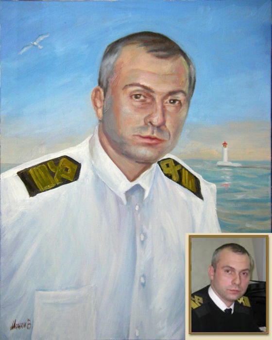 Obraz olejny portretowy Zamów portret w oleju na płótnie._26
